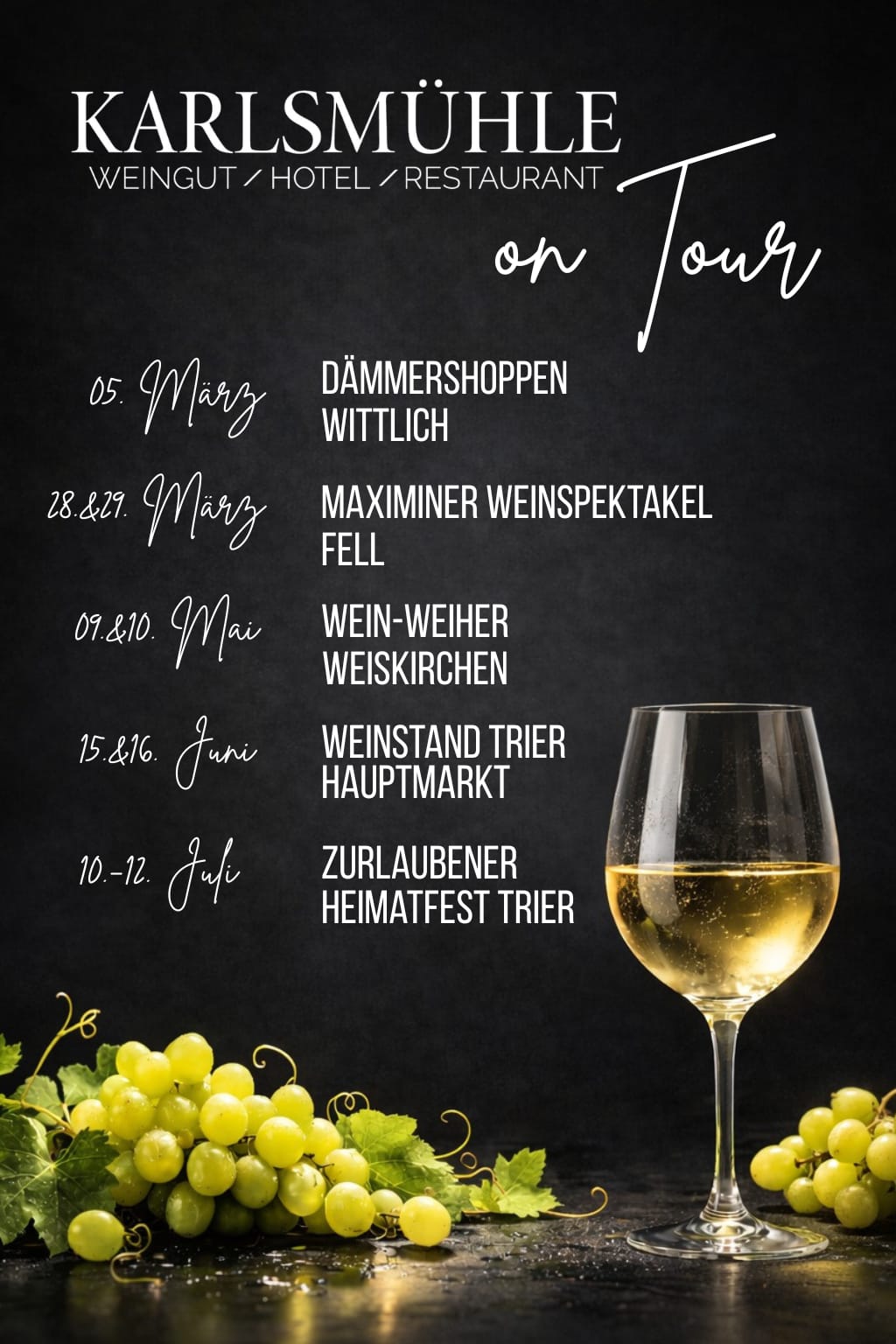 Karlsmuehle on tour